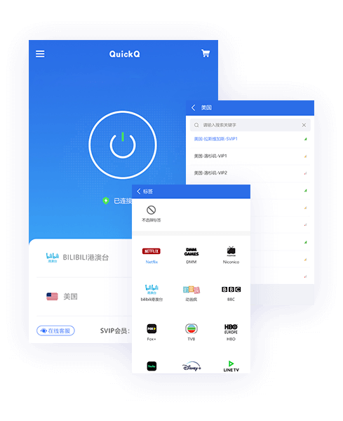 QuickQ技术架构示意图